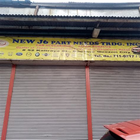 J6 Parts Needs Trading.Inc Kaliraya Street,Banawe Q.C.